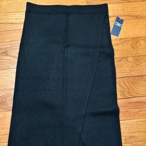 Abercrombie Midi Sweater Ribbed Skirt